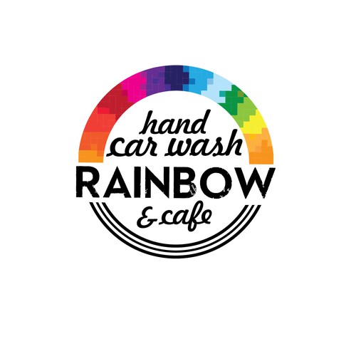 logo for car wash + cafe