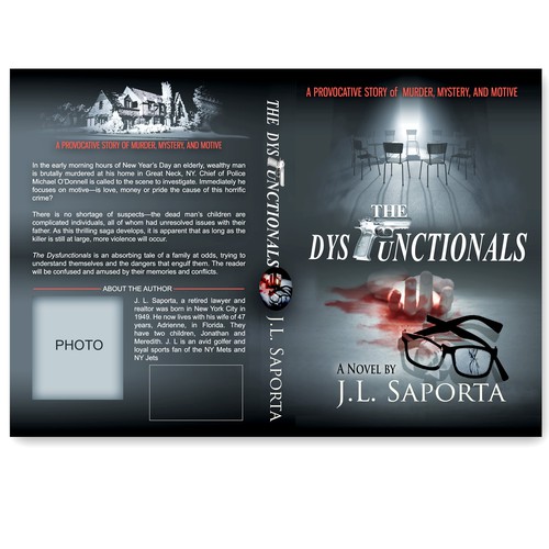 Cover for murder mystery series
