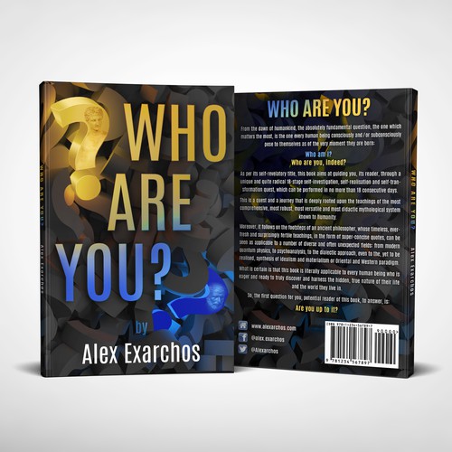 Book cover for the self-knowledge book «Who are you?»
