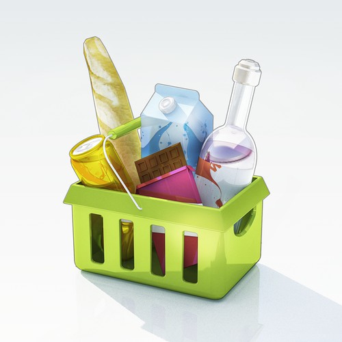 Web Creations Basket needs a new icon or button design
