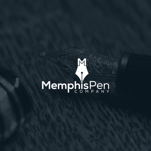 Minimalist logo design for pen company