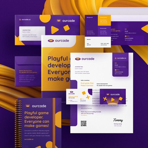 Ourcade | Creative Brand Stationery