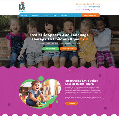 Kid Spot Web Design