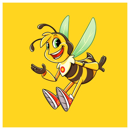 Bee Mascot design