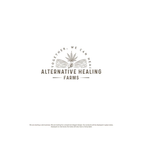 Alternative Healing Farm logo design