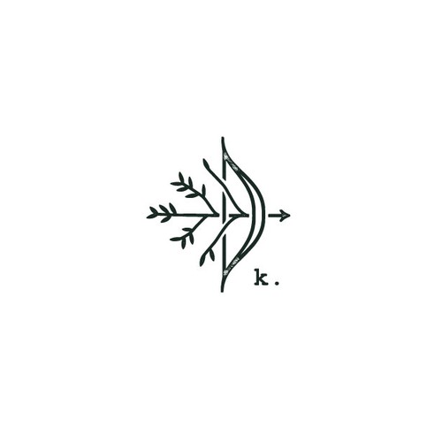 Logo concept for a "rebellious" florist shop. Woman-owned business