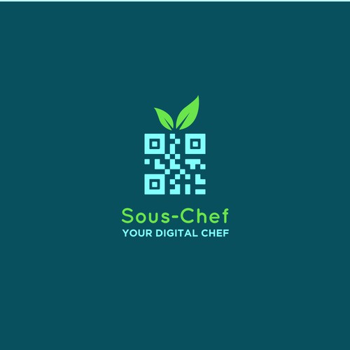 QR code logo for a digital chef