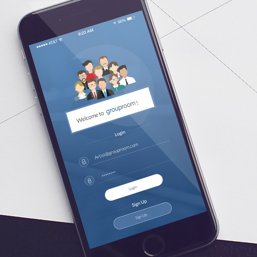 Create a simple and awesome splash screen for GroupRoom!