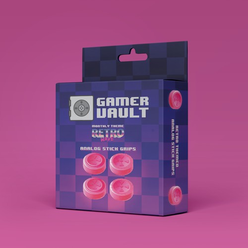 Gamer Vault Logo and Packaging Design
