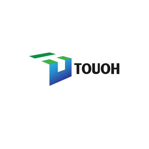 Simple and sharp logo for TOUOH