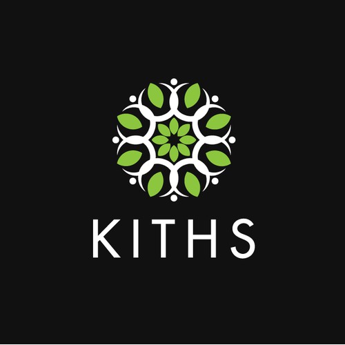 Geometric and organic logo concept for KITHS