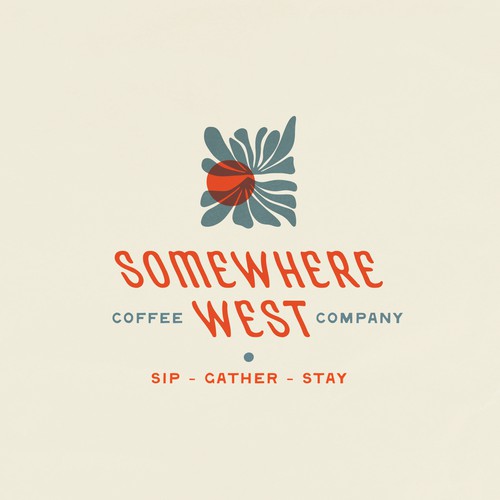 Logo Concept for Somewhere West Coffee Co.