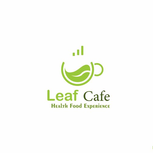 Modern Logo "Leaf Cafe"