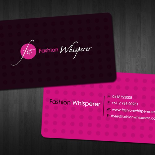 Create the next stationery for Fashion Whisperer
