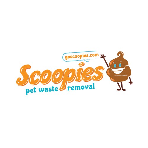 Fun simple mascot logo with a retro style
