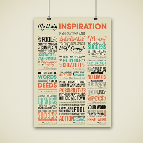 Typography poster