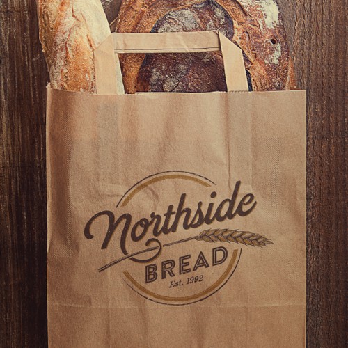 can you create a rustic logo for my bakery specializing in crusty, artisan bread?