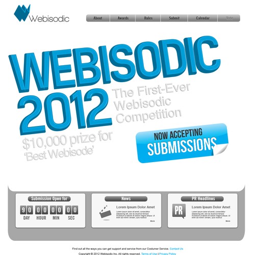 New site for the Webisodic.org 2012 Webisode Competition