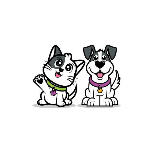 Cat and Dog Mascot