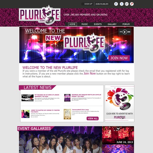 Looking for an awesome website for PlurLife