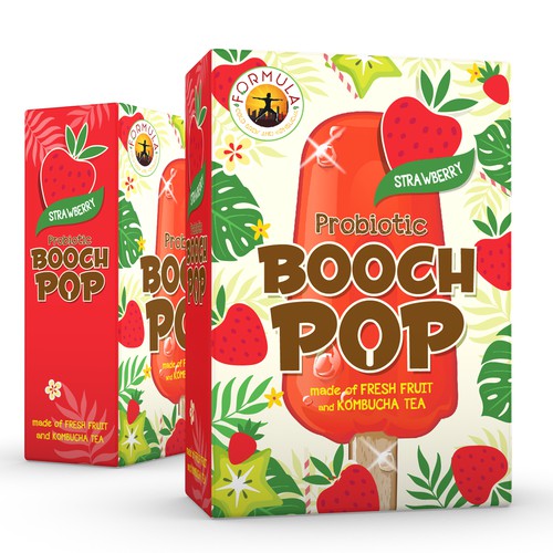 Ice Pop Packaging Box Design