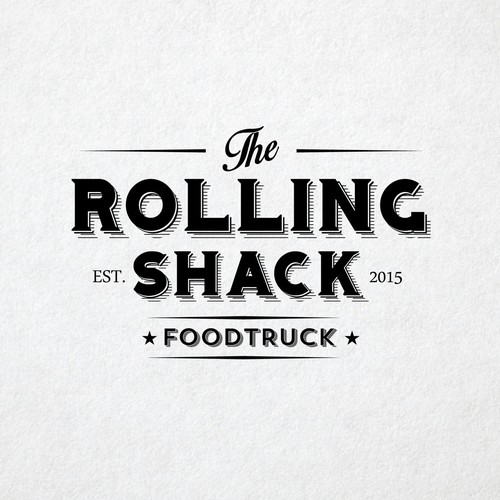 Vintage logo for Rolling Shack