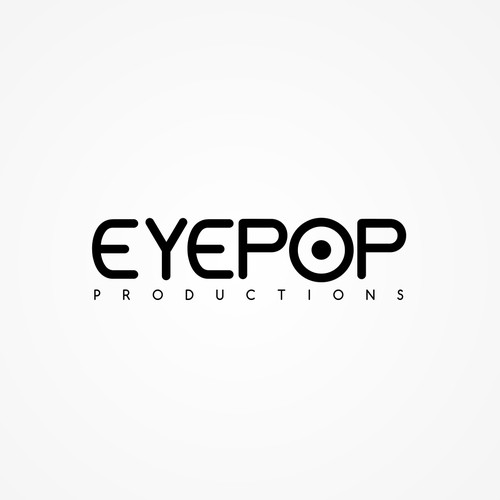 Create a smart logo that lets people know that Eyepop Productions can tell a story visually