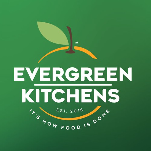 Organic logo for a new catering service