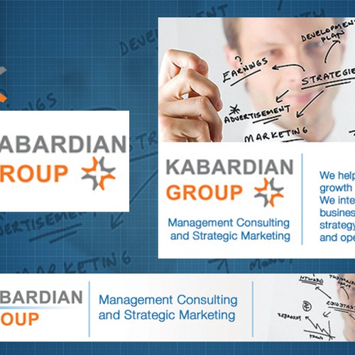 Banner ads for management consulting / marketing strategy firm