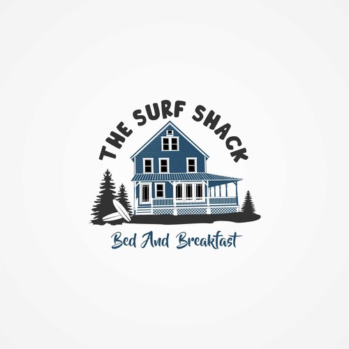 Logo for surf influenced bed and breakfast