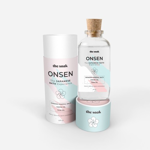 Beautiful packaging for a female focused global inspired wellness product