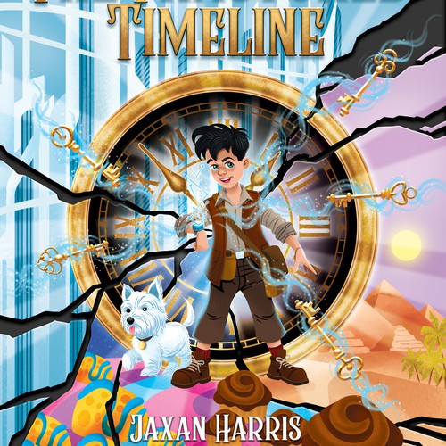Children book cover illustration