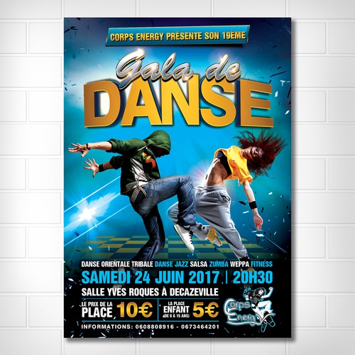 Gala de Danse poster design