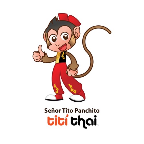 Mascot for a Thai Fast Food Restaurant Chain