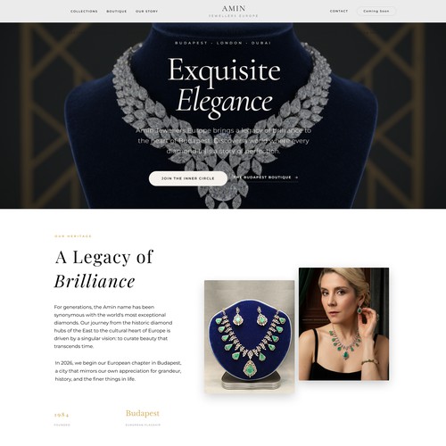 Jewelry Landing Page