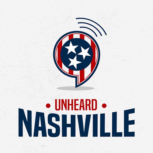 Unheard Nashville Podcast Logo Concept
