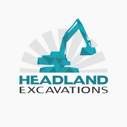 Create a dependable yet modern logo for Headland Excavations