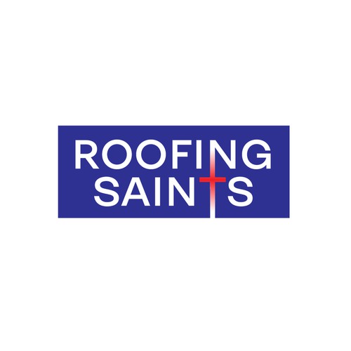 Roofing Saints logo concept