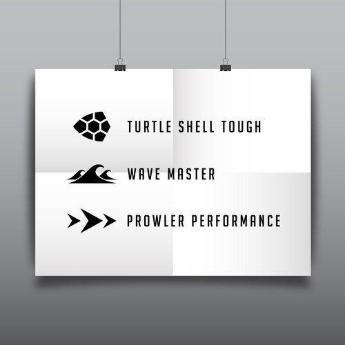 Graphics for paddleboard company