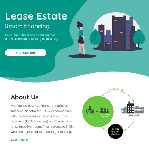 Website Design for Lease Estate