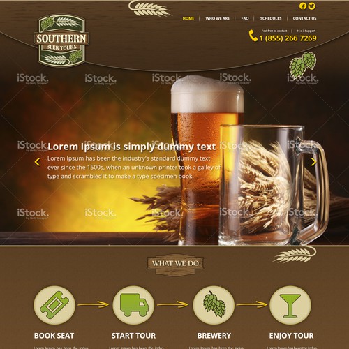 Create a website for a new beer tour company in Atlanta! More opportunities to follow!