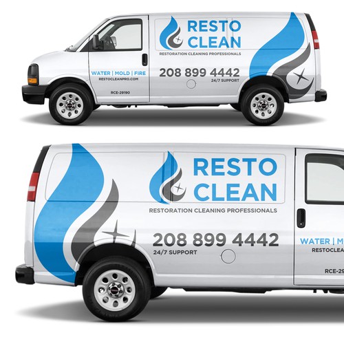 Resto Clean Vehicle Wrap