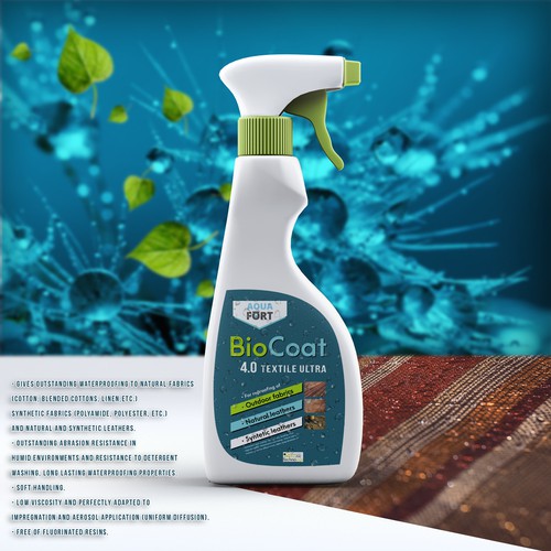 label design for industrial liquid