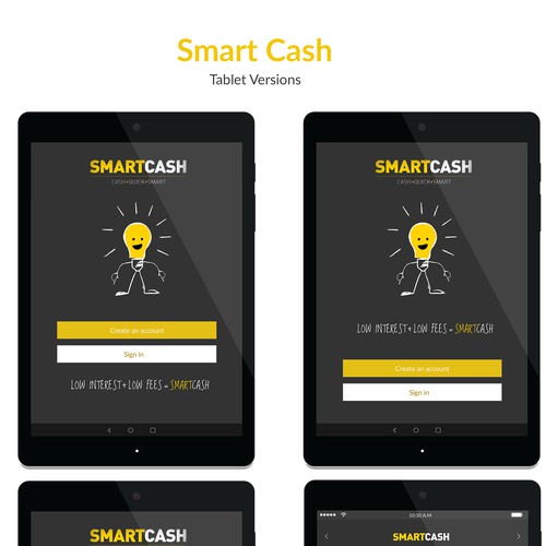 Responsive mobile app for specialist online lender