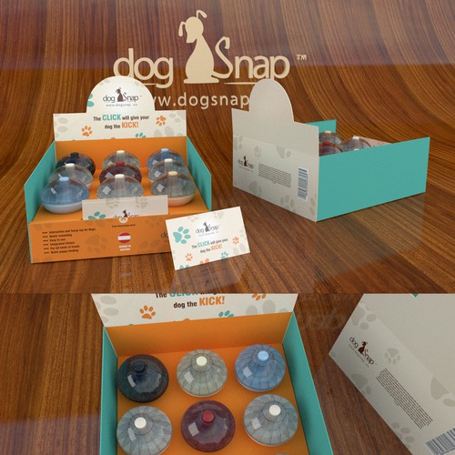 Fresh design for a box packaging / pet product