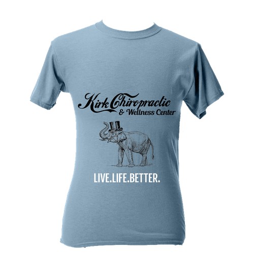 Fun T-shirt Design for Wellness Center