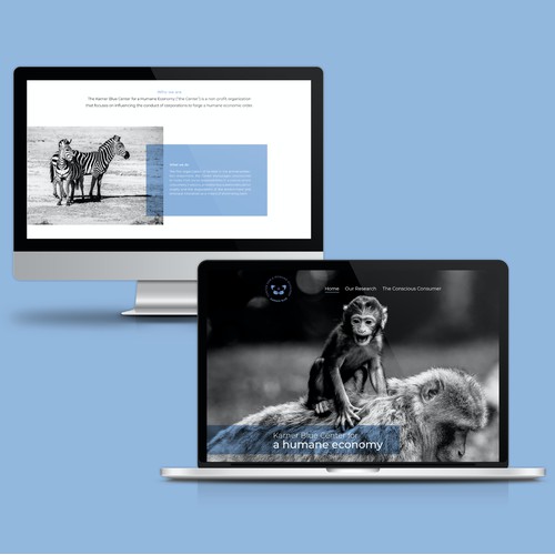 Webdesign Black and blue 