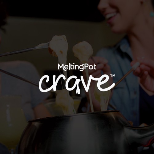 Modern and casual logo for Melting Pot Crave