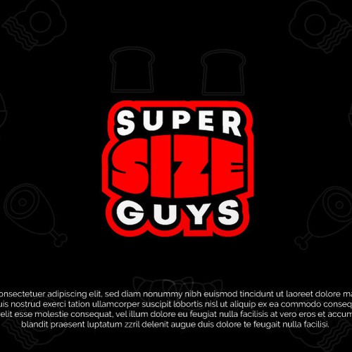 SuperSizeGuys -Logo Design