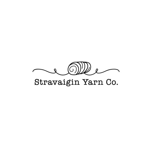Feminine Modern Yarn Company Logo